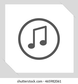 music notes icon,vector illustration