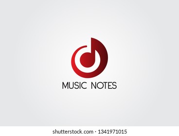 Music Notes Logo Design