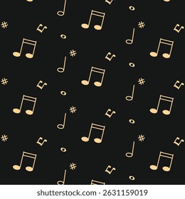 Music Notes Luxury trendy decorative design beautiful abstract vector illustration artwork.eps