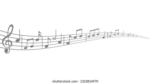music notes melody