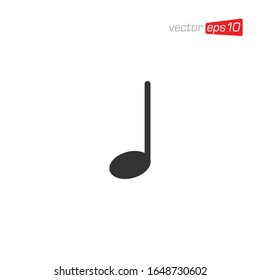 Vector de diseño de iconos melodías y notas de música