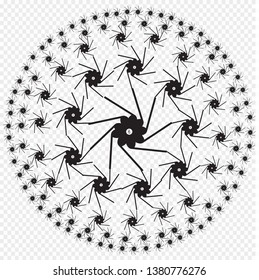 Music notes  musical design element  isolated  vector illustration. - Vector