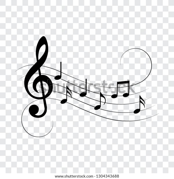 Music Notes Musical Design Vector Illustration Stock Vector (Royalty ...