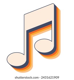music notes. musical notation symbol