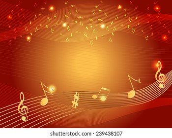 383 Gold music notes border Images, Stock Photos & Vectors | Shutterstock