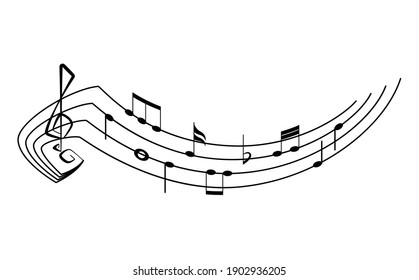 Music Stave Images, Stock Photos & Vectors | Shutterstock