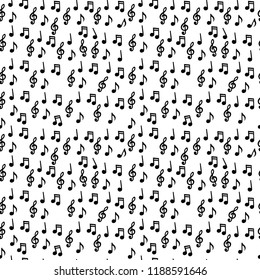 Music notes Seamless pattern