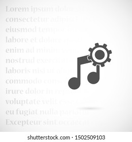 Music notes, song, melody or tune flat vector icon for musical apps and websites acoustic guitar vector icon.classic,instrument, musical,rock,sound,acoustic,string,play,electric,concert,song,musician 