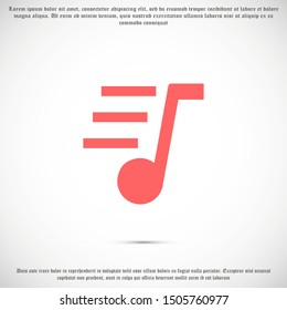 Music notes, song, melody or tune flat vector icon for musical apps and websites acoustic guitar vector icon.classic,instrument, musical,rock,sound,acoustic,string,play,electric,concert,song,musician 
