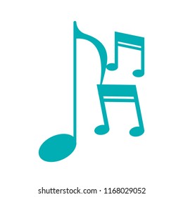 Music notes symbol
