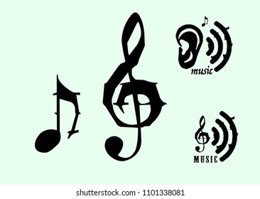 music notes for t shirt printing