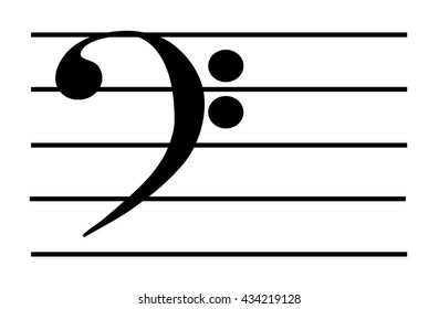 a music notes, treble clef, black and white, on a white background, vector