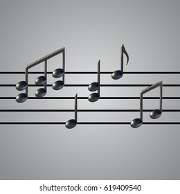 Music notes vector