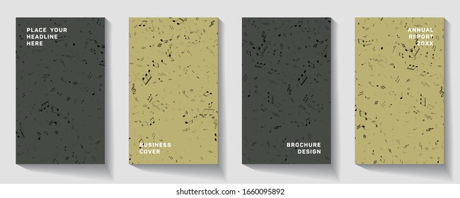 Music notes vector background. live music concept.  Colorful music background. Karaoke bar poster.
