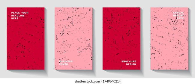 Music notes vector background. live music concept.  eps10.  Mensural musical notation.