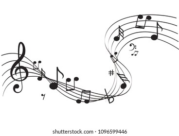 Music Notes Vector Designs Stock Vector (Royalty Free) 1096599446 ...