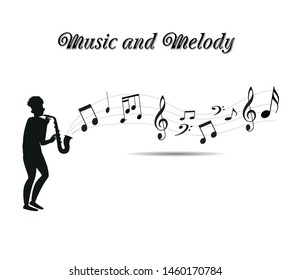 music notes vector file
