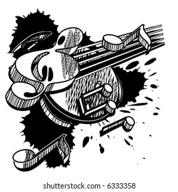 music on line (vector)