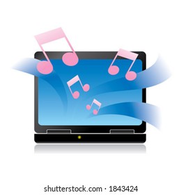 music on your notebook/laptop