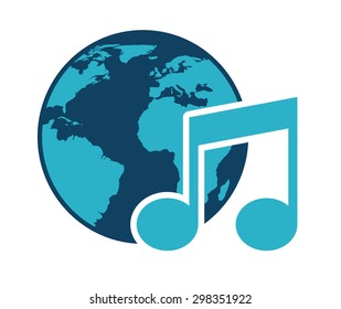 music online design, vector illustration eps10 graphic 