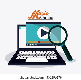 Music online and media design