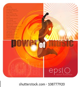 Music party illustration