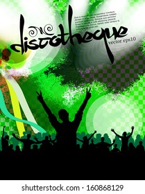 Music party illustration. Vector