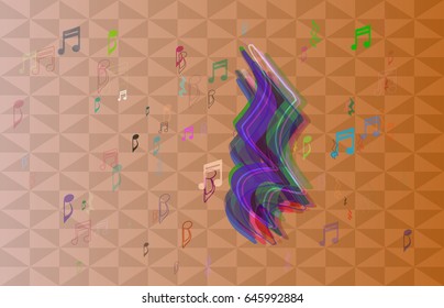 music pattern art