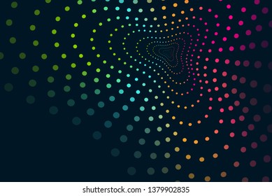 Music pattern background, vector. Abstract modern music background for fest flyer, wallpaper, backdrop and surface. Creative colorful dots pattern. Abstract design concept. Vector illustration