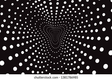 Music pattern background, vector. Abstract modern music background for fest flyer, wallpaper, backdrop and surface. Creative white dots pattern. Abstract design concept. Vector illustration