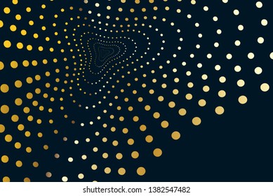 Music pattern background, vector. Abstract modern music background for fest flyer, wallpaper, backdrop and surface. Creative gold dots pattern. Abstract design concept. Vector illustration