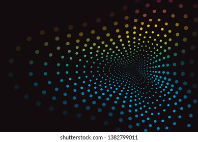 Music pattern background, vector. Abstract modern music background for fest flyer, wallpaper, backdrop and surface. Creative colorful dots pattern. Abstract design concept. Vector illustration