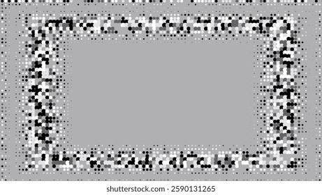 Music Pattern. Color Circles On Memphis Layout. Futuristic Elements On Flat Page. Grey Business Flyer. Minimalist White Background. Geometric Black Texture. Trendy Music Pattern