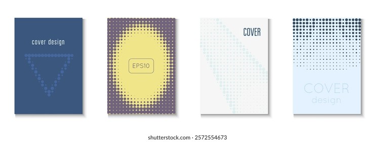 Music Pattern Set. Modern Shapes In Tech Layout. Dynamic Elements In 2d Presentation. Abstract Flyer. Minimalist Halftone Background. Geometric Wave Texture. Trendy Music Pattern