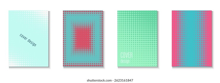 Music Pattern Set. Modern Tech With Simple Shapes. Linear Shapes In Annual Frame. Business Flyer. Minimalist Halftone Template. Geometric Book Poster. Trendy Music Pattern