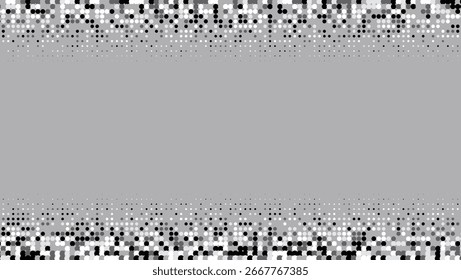 Patrón de música. Círculos De Verano Con Arte Moderno. Diseño Dinámico Para Carpeta Hipster. Volante Abstractas Negro. Fondo blanco minimalista. Textura geométrica de escala de grises. Patrón de música de moda