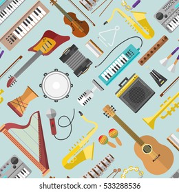 Music pattern vector.