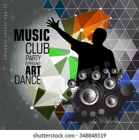 Music performance, vector