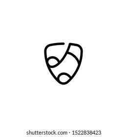 Music Pick Logo Design Template