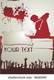 music placard