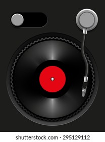 music plate abstract vector illustration eps 10 / music plate