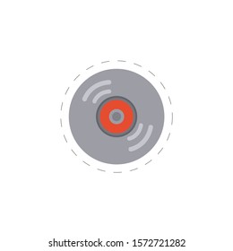 music plate colorful vector flat icon. music plate colorful vector flat icon. music plate colorful vector flat icon. 
