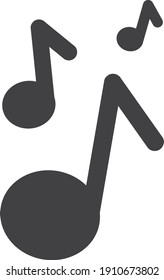 music, play button universal line icon set and single on white background, minimalist, flat. editable stroke