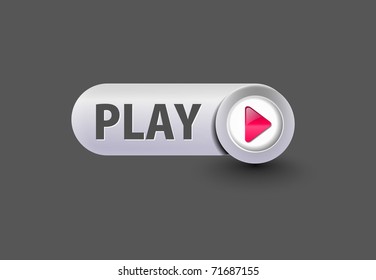 music play button for web design element.