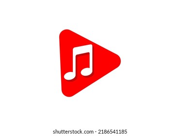 Music Play logo. simple design for brand logo