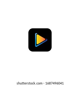 Music play logo template vector icon design