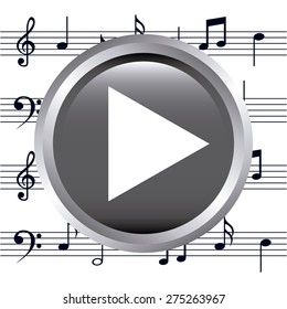 music player design, vector illustration eps10 graphic 