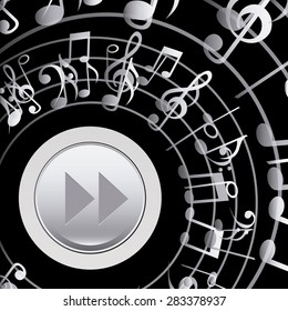 music player design, vector illustration eps10 graphic 