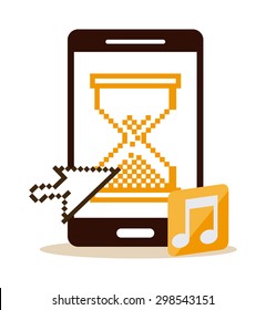 music player design, vector illustration eps10 graphic 