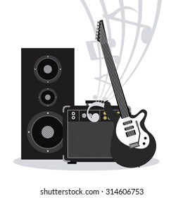 music player design, vector illustration eps10 graphic 